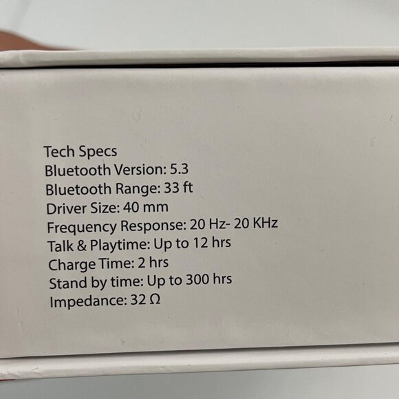 RCA Immersive Bluetooth Audio Headphones With Bass Boost, Black, New - Picture 11 of 12